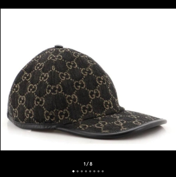 Authentic Gucci Baseball Cap Unisex Medium 58cm - Picture 1 of 8